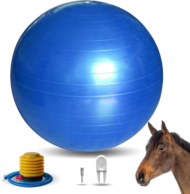 RideFound 17 Inch Horse Play Balls Anti-Burst Herding Ball for Horse Mega Equine Ball for Play Training Horses Soccer Balls - Image 1